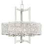 Livex Lighting Grammercy 6 Light 26" Wide Single Chandelier with Clear Crystal Diffusers Brushed Nickel