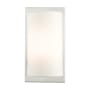Livex Lighting Meridian 1 Light ADA Compliant Flush Mount Wall Sconce Brushed Nickel