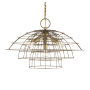 Livex Lighting Brooklyn 4 Light 28" Wide Chandelier Antique Brass