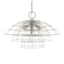 Livex Lighting Brooklyn 4 Light 28" Wide Chandelier Brushed Nickel