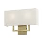 Livex Lighting Pierson 2 Light 12" Tall Commercial Wall Sconce Antique Brass