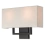 Livex Lighting Pierson 2 Light 12" Tall Commercial Wall Sconce Bronze