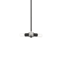 Livex Lighting Copenhagen 3 Light 13" Wide Mini Chandelier Black
