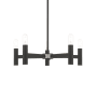 Livex Lighting Copenhagen 5 Light 25" Wide Chandelier Black