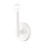 Livex Lighting Copenhagen 8" Tall Wall Sconce White