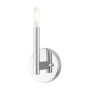 Livex Lighting Copenhagen 8" Tall Wall Sconce Polished Chrome
