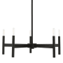 Livex Lighting Copenhagen 5 Light 25" Wide Chandelier Black