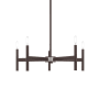 Livex Lighting Copenhagen 5 Light 25" Wide Chandelier Bronze
