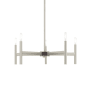 Livex Lighting Copenhagen 5 Light 25" Wide Chandelier Brushed Nickel