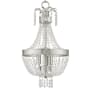 Livex Lighting Valentina 3 Light Foyer Pendant Brushed Nickel