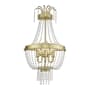 Livex Lighting Valentina 3 Light Wall Sconce Hand Applied Winter Gold