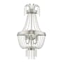 Livex Lighting Valentina 3 Light Wall Sconce Brushed Nickel