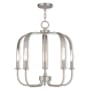 Livex Lighting Addison 5 Light 1 Tier Chandelier Brushed Nickel