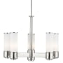 Livex Lighting Weston 5 Light 24" Wide Chandelier with Downlighting Polished Nickel
