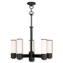 Livex Lighting Weston 5 Light 24" Wide Chandelier with Downlighting English Bronze