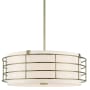 Livex Lighting Blanchard 5 Light 23" Wide Drum Chandelier Antique Brass