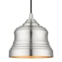 Livex Lighting Endicott 7" Wide Mini Pendant Brushed Nickel