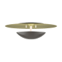 Livex Lighting Ventura 2 Light 15" Wide Semi-Flush Bowl Ceiling Fixture English Bronze / Antique Brass