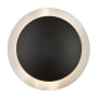 Livex Lighting Ventura 2 Light 4" Tall Wall Sconce Black / Brushed Nickel