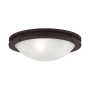 Livex Lighting Ariel 3 Light Flush Mount Ceiling Fixture Bronze