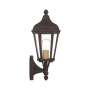 Livex Lighting Morgan Single Light 14-1/4" Tall Outdoor Wall Sconce with Glass Panel Shades Bronze