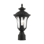 Livex Lighting Oxford 19" Tall Outdoor Single Head Post Light Textured Black