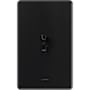 Lutron Ariadni Magnetic Low-Voltage Dimmer Switch, 450W/600VA, Single Pole/3-Way, 120V Black