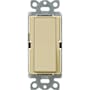 Lutron Claro 120 Volt 15 Ampere 4-Way Designer Switch with Locator Light Ivory