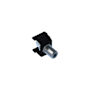 Lutron Architectural F Style Cable Jack Connector for use with Six Port Frames Black