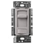 Lutron Skylark Contour Quiet 3-Speed Fan Control, No Neutral Required, 1.5A 3-Speed Ceiling Fan, 120V, Single Pole/3-Way Gray
