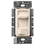 Lutron Skylark Contour Quiet 3-Speed Fan Control, No Neutral Required, 1.5A 3-Speed Ceiling Fan, 120V, Single Pole/3-Way Light Almond