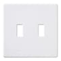 Lutron Fassada Two-Gang wall plate White