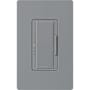 Lutron Maestro 120 Volt 1000 Watt Single Pole/Multi Location Magnetic Low Voltage Digital Fade Dimmer Gray