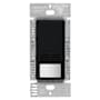 Lutron Maestro Dual-Tech Motion Sensor Switch, Vacancy Only, 6A, 120-277V, Single Pole, Ground or Neutral Required Black