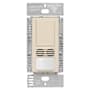 Lutron Maestro Dual-Tech Motion Sensor Switch, Vacancy Only, 6A, 120-277V, Single Pole, Ground or Neutral Required Light Almond