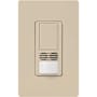 Lutron Maestro Dual-Tech Motion Sensor Switch, Vacancy Only, 6A, 120-277V, Single Pole, Ground or Neutral Required Taupe