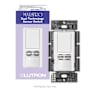 Lutron Maestro Dual-Tech Motion Sensor Switch, Vacancy Only, 6A, 120-277V, Single Pole, Ground or Neutral Required White