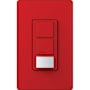 Lutron Maestro Partial-On Dual Circuit Motion Sensor Switch, 6A Light, 120-277V, Single Pole, Ground or Neutral Required Hot