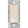 Lutron Maestro 0-10V Motion Sensor/Dimmer Switch, 8A, Neutral Optional, 120-277V, Single Pole/Multi-Location Light Almond