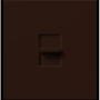 Lutron Nova T Dimmer, 1500W Incandescent/Halogen Only, Single-Pole, 120V, Small Control, Wall Plate Included Brown