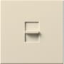 Lutron Nova T Dimmer, 1500W Incandescent/Halogen Only, Single-Pole, 120V, Small Control, Wall Plate Included Light Almond