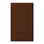 Lutron Nova T 6 Port Blank Insert for Architectural Style Accessories Sienna