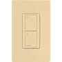 Lutron Caseta In-Wall Smart Switch PRO, No Neutral Required, 5A Lighting or 3A General Fan Load, 120/277V, Single Pole/3-Way Ivory