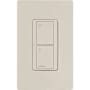 Lutron Caseta In-Wall Smart Switch PRO, No Neutral Required, 5A Lighting or 3A General Fan Load, 120/277V, Single Pole/3-Way Light Almond