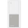 Lutron 2-Button Pico Smart Remote, with Light Icons White / Gray
