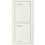 Lutron 2-Button Scene Pico Smart Remote, with Pre-engraved Text ("Home/Away") Biscuit