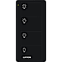 Lutron 4-Button, Scene Control, Pico Smart Remote, with Light Icons Black