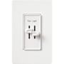 Lutron Skylark 120 Volt 300 Watt 1.5 Ampere Single Pole Dual Slide to Off Dimmer and Quiet 3 Speed Fan Control White