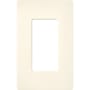 Lutron Claro 1 Gang Wall Plate for Decorator-Style Dimmers, Switches, and Outlets Biscuit