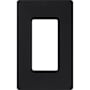 Lutron Claro 1 Gang Wall Plate for Decorator-Style Dimmers, Switches, and Outlets Midnight
